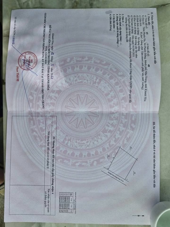 Đất nền Phước Đồng Nha Trang 81.6m² giá 850 triệu - Sổ đỏ chính chủ