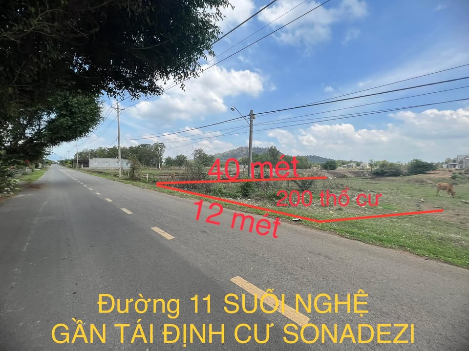 Đất nền 480m² đường 11 Suối Nghệ, Châu Đức - Giá chỉ 4.2 tỷ, đầu tư sinh lời!