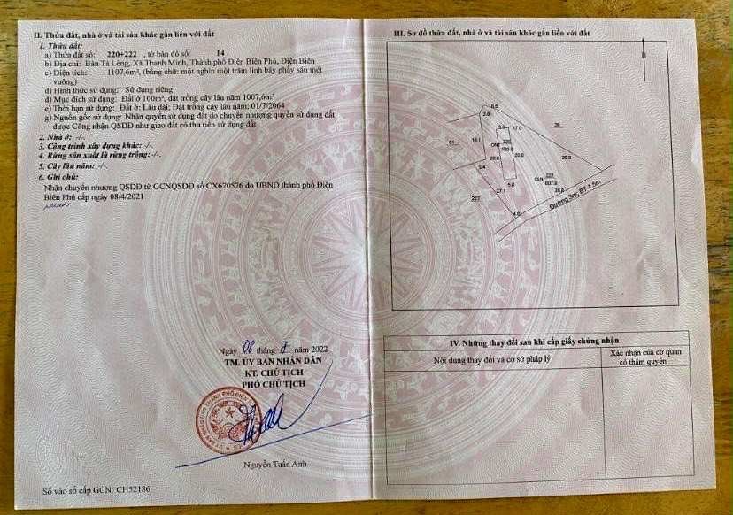 Trang trại xinh đẹp tại bản Tà Lèng, 1107m² giá chỉ 1.3 tỷ - Cơ hội đầu tư tuyệt vời!