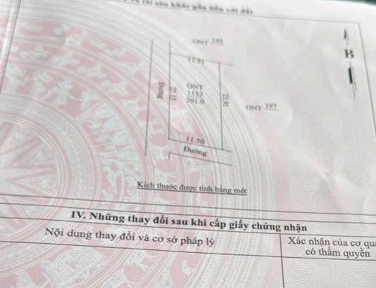 Đất nền xã Nam Nghĩa 291m² giá thỏa thuận - Cơ hội đầu tư tuyệt vời!