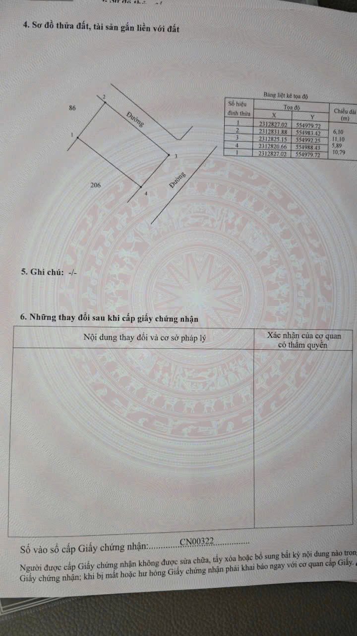 Đất nền thôn Ngọc Long, xã Chi Long, Yên Mỹ 65.5m² - Giá chỉ 2 tỷ, sổ hồng chính chủ!
