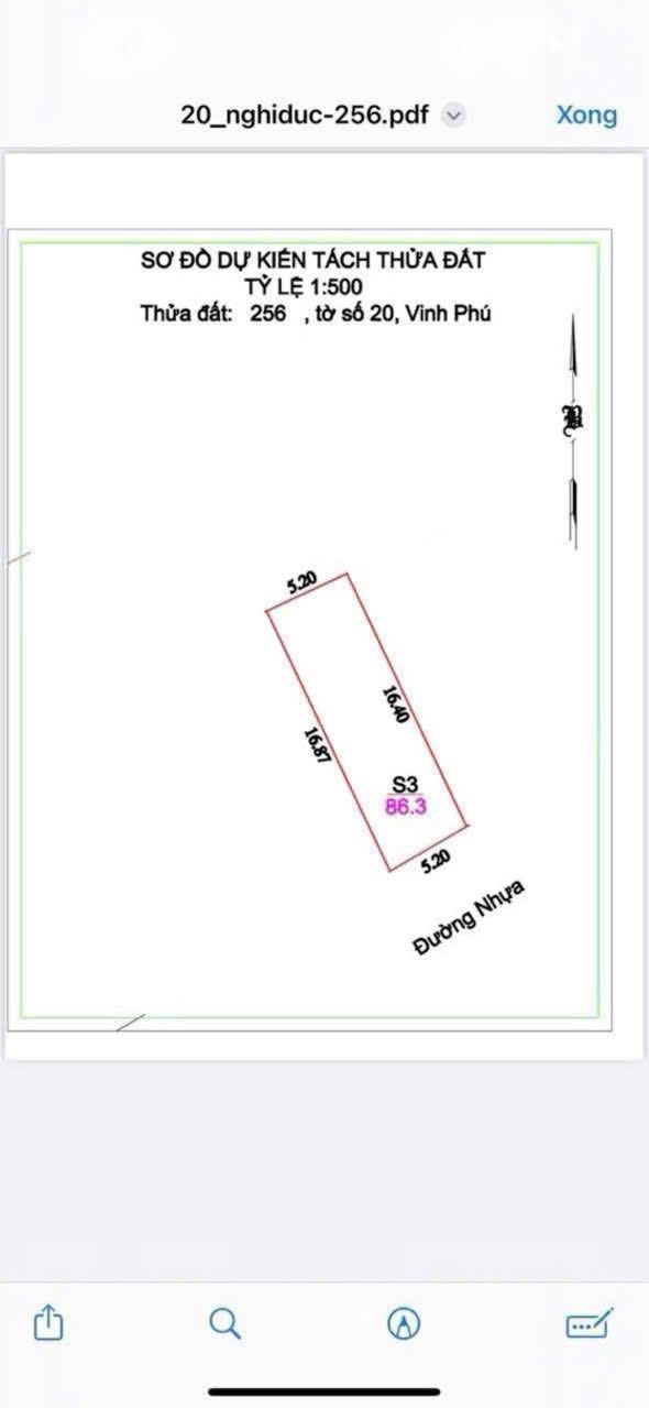 Đất nền Nghi Đức, Vinh 86m² giá 3 tỷ - Chính chủ cần bán gấp!