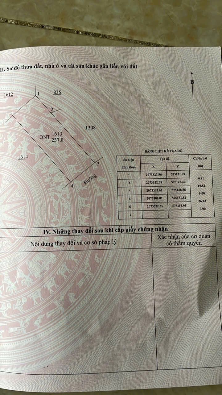 Đất nền Nam Nghĩa 237.8m² giá 1 tỷ - Mặt đường nhựa, thuận tiện kinh doanh!