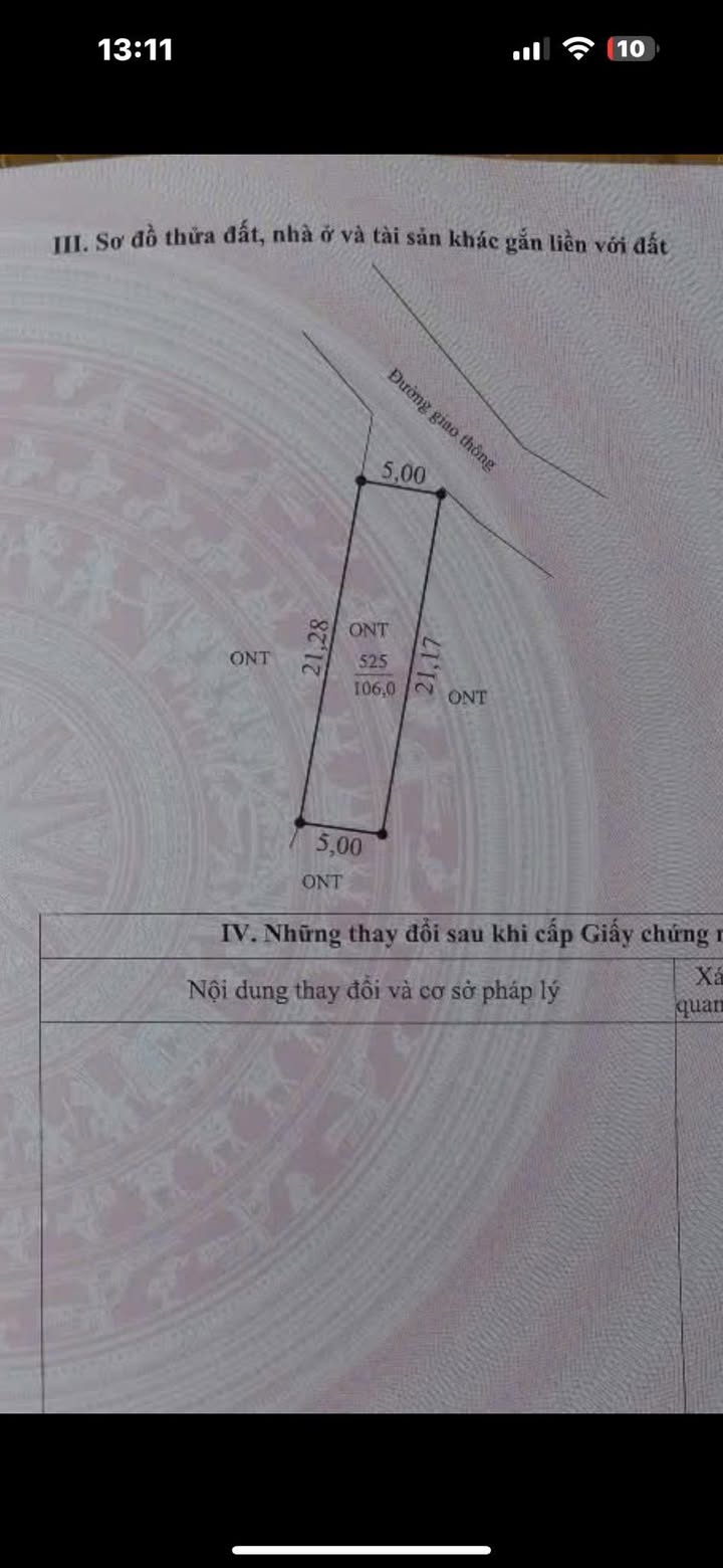 Đất nền Vân Phú, Việt Trì 106m² giá 1.3 tỷ - Đường thông ô tô tránh