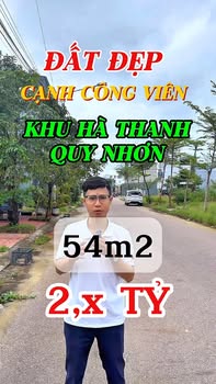 Đất nền Khu Hà Thanh, 54m² giá 2 tỷ - Đối diện công viên xanh mát!