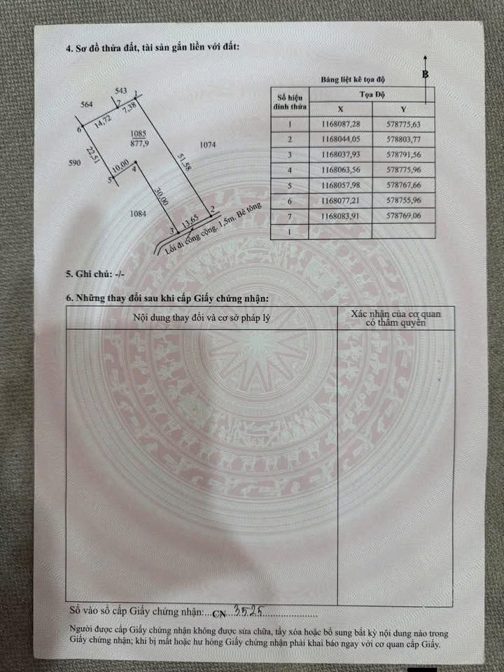 Đất nền Tân Trụ 877m² giá 580 triệu - Khu vực tiềm năng phát triển