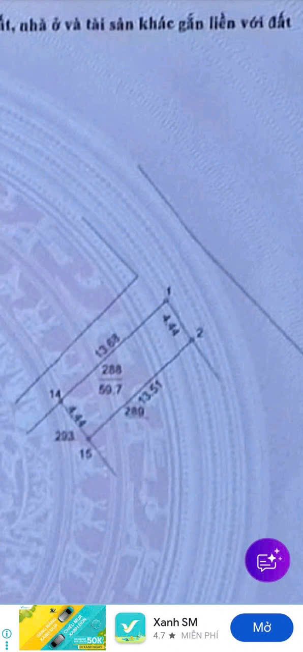 Đất nền Tam Hưng, Thanh Oai 59m² giá chỉ 4 tỷ - Vị trí kinh doanh đắc địa!