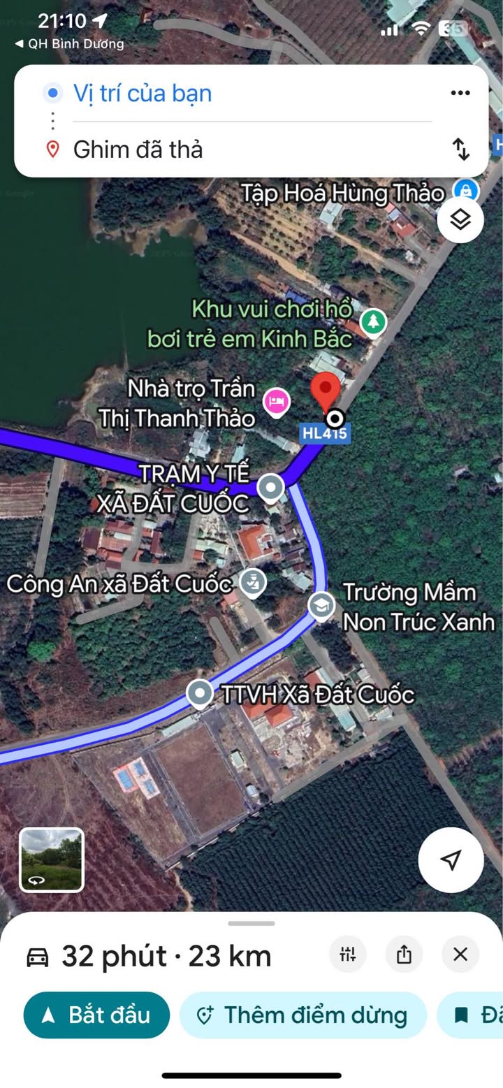 Đất nền mặt tiền đường ĐH415, Đất Cuốc, Bắc Tân Uyên 540m² giá chỉ 3.4 tỷ - Cơ hội đầu tư hiếm có!