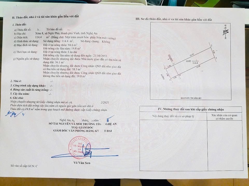 Đất kinh doanh Nghi Phú 114.4m² giá 5 tỷ - Cơ hội vàng cho nhà đầu tư!