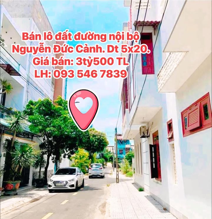 Lô đất đường Nguyễn Đức Cảnh, phường 9, 100m² giá 3.5 tỷ - Đầu tư lý tưởng!