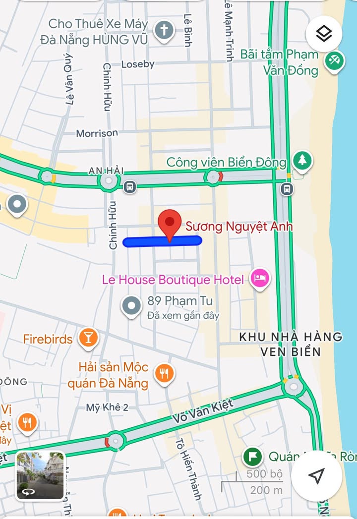 Nhà mặt tiền Sương Nguyệt Ánh, Đà Nẵng 86m² giá 13 tỷ - Cơ hội đầu tư hiếm có!