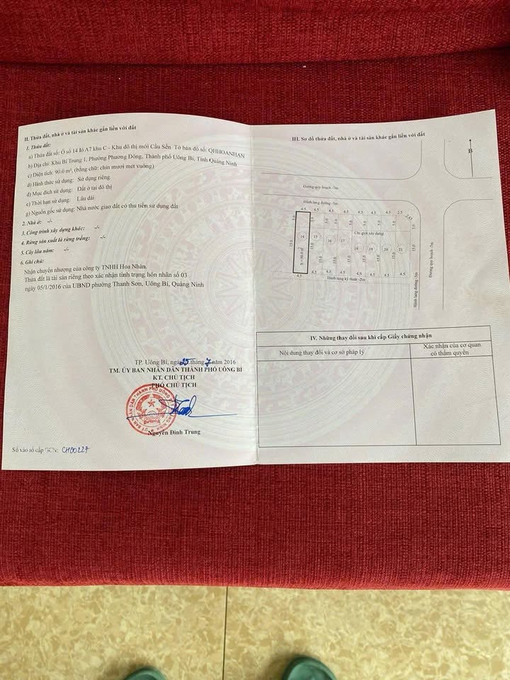 Đất nền khu quy hoạch Hoa Nhàn, Uông Bí 90m² giá 1 tỷ - Cơ hội đầu tư hấp dẫn!