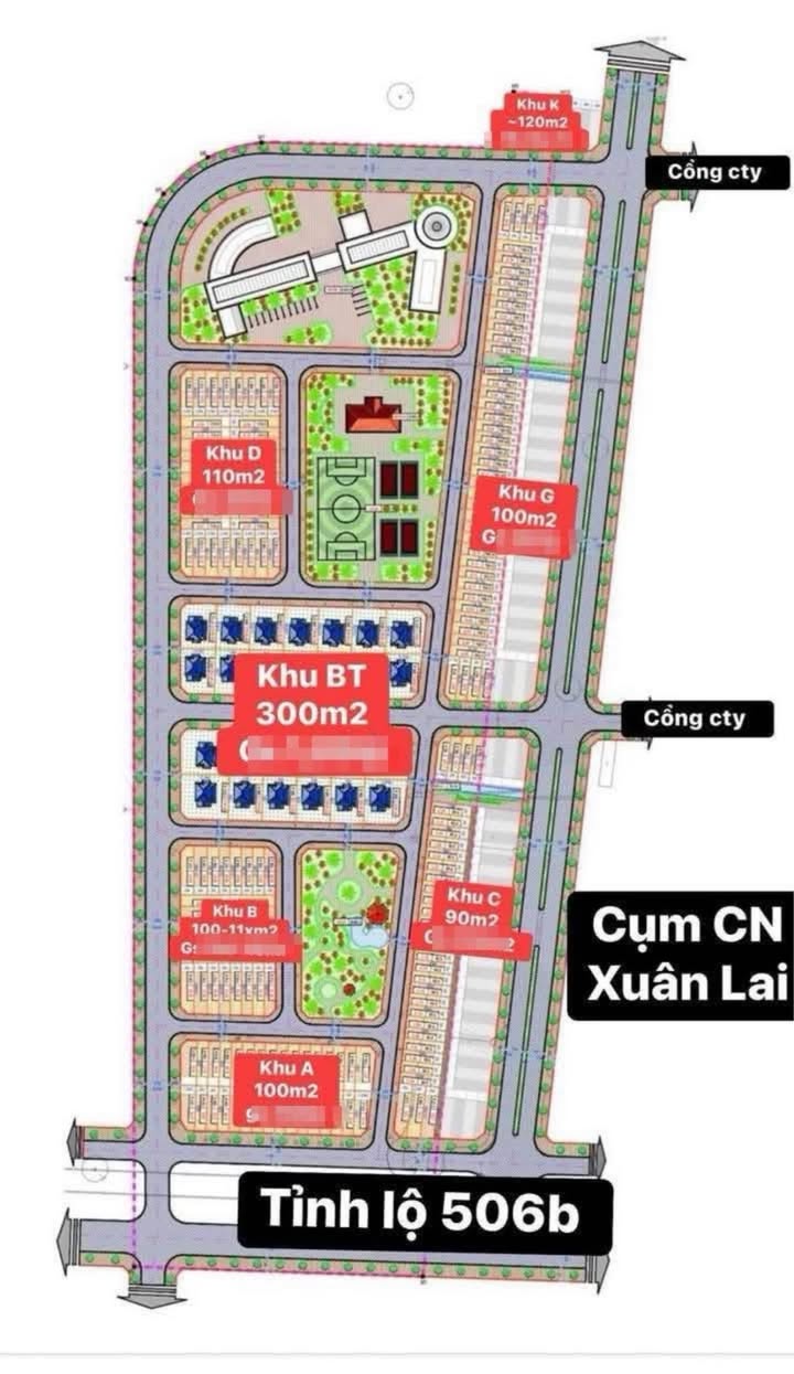 Đất nền 130m² tại KCN Xuân Lập, Thọ Xuân - Giá chỉ 1 tỷ, đầu tư sinh lời!