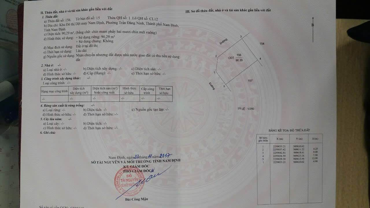 Lô đất góc KĐT Dệt May Nam Định 90m² giá 8.9 tỷ - Vị trí kinh doanh đẳng cấp!