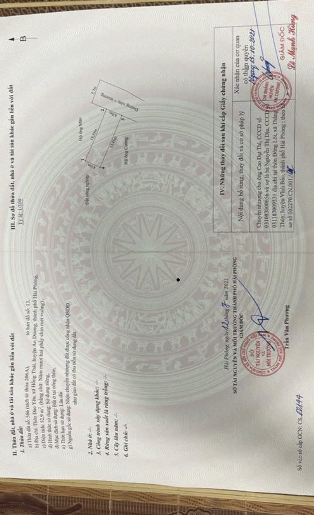 Đất nền Hồng Thái, An Dương 52,9m² giá 1,59 tỷ - Cơ hội đầu tư tốt!