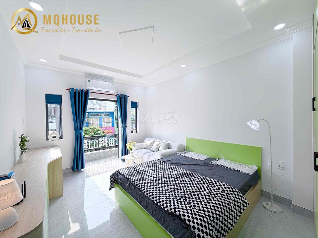 Căn hộ studio 35m² đường Nguyễn Hữu Cảnh - Giá chỉ 8 triệu, đầy đủ nội thất!