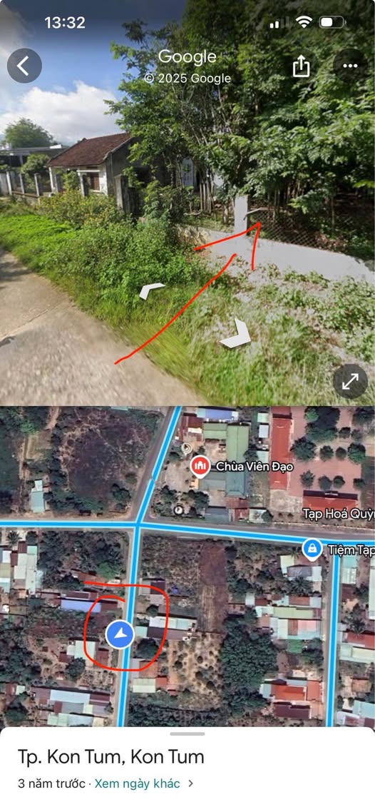 Lô đất thổ cư 220m² tại thôn 4, xã Hòa Bình, Kon Tum - Giá thỏa thuận, tiện ích đầy đủ!