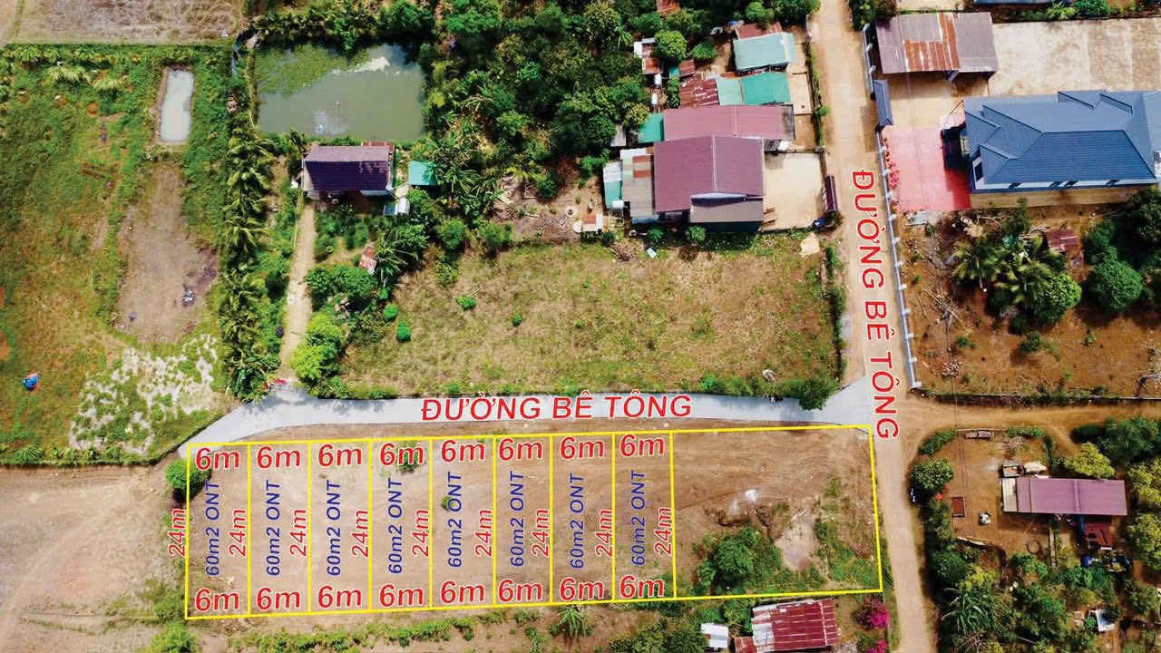 Đất nền Ea Kênh Krông Pắc 144m² giá 350 triệu - Đầu tư sinh lời hấp dẫn!