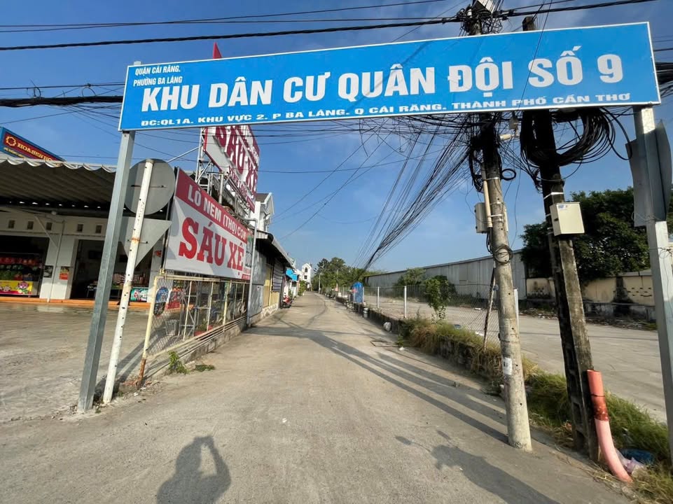 Đất nền KDC Quân đội số 9, Ba Láng, Cái Răng 68m² giá 1.8 tỷ - Đầu tư sinh lời ngay!