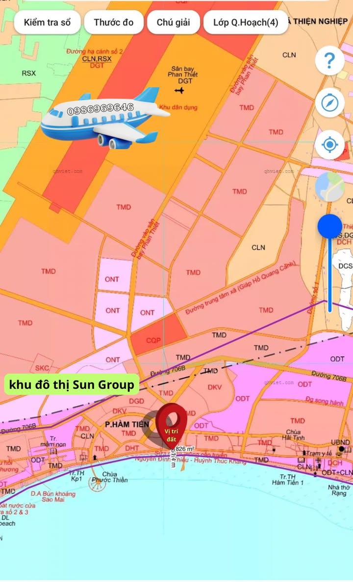 Đất mặt tiền Nguyễn Đình Chiểu, Mũi Né 1811m² giá 52.5 tỷ - Cơ hội đầu tư sinh lời!