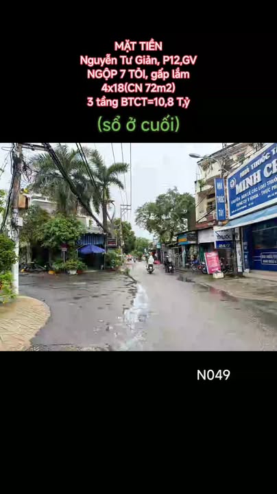 Nhà mặt tiền Nguyễn Tư Giản, Gò Vấp 72m² giá 10.8 tỷ - Đầu tư sinh lời ngay!