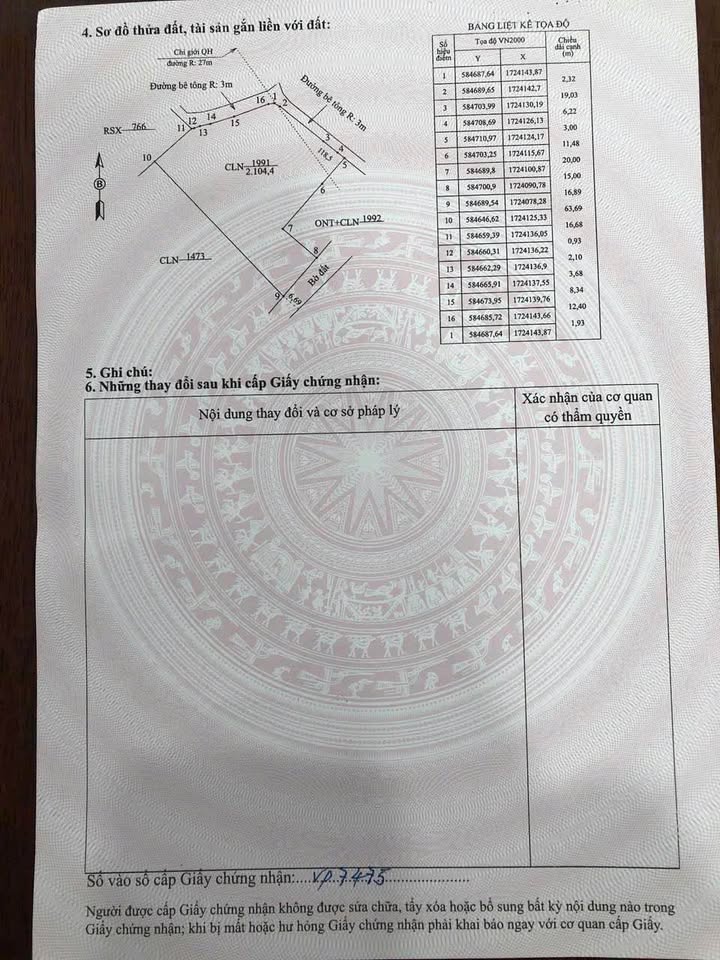 Đất ở Quảng Phú, Tam Kỳ 2100m² giá 2.45 tỷ - Gần biển Hạ Thanh!