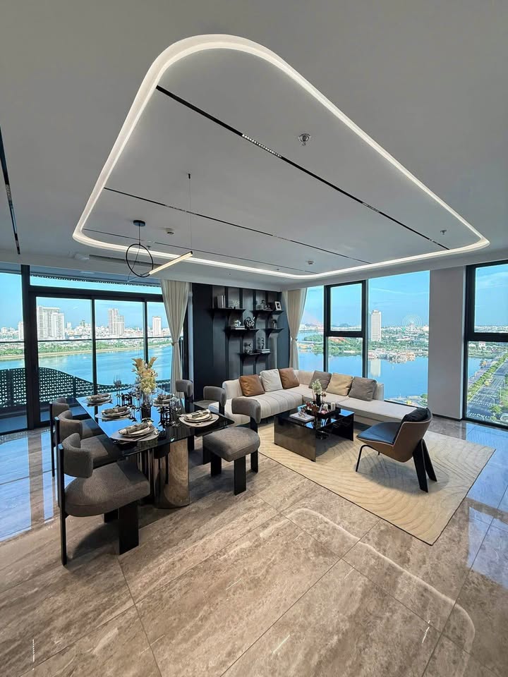 Căn hộ Penthouse cho thuê tòa Filmore Đà Nẵng 3 phòng ngủ - View sông tuyệt đẹp!