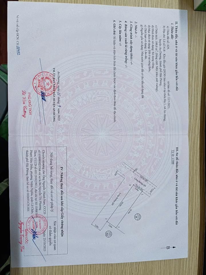 Đất nền lô góc Hạ An, Dương Kinh 100m² giá 2 tỷ - Đầu tư sinh lời ngay!