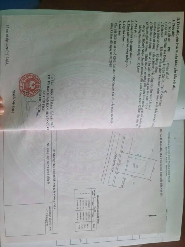 Đất mặt tiền Nguyễn Thị Nê, Củ Chi 858m² giá 8 tỷ - Cơ hội đầu tư tuyệt vời!