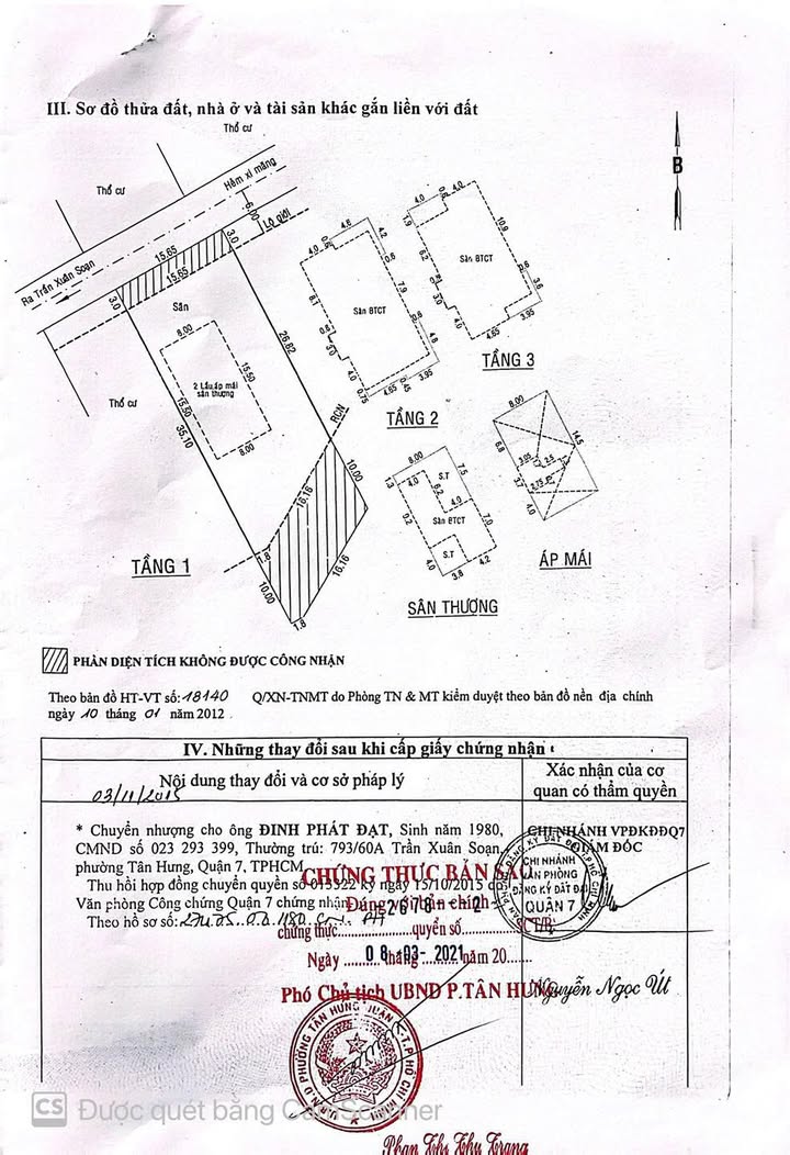 Bán nhà mặt tiền Trần Xuân Soạn, Q7, 490m² giá 90 tỷ - Đầu tư sinh lời cao!