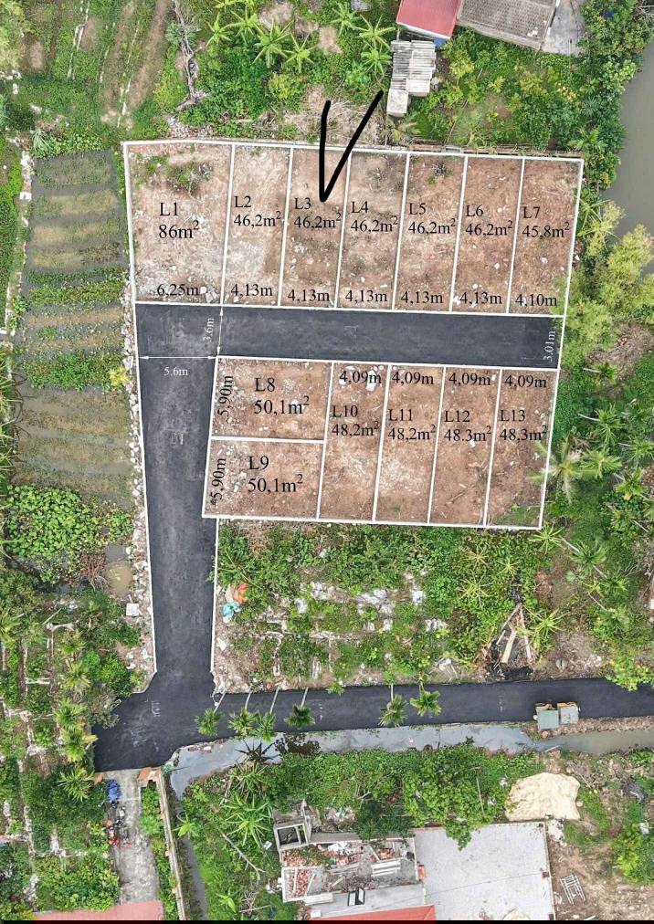 Đất nền Hòa Nghĩa, Dương Kinh, Hải Phòng 46.2m² giá 800 triệu - Cơ hội đầu tư hấp dẫn!