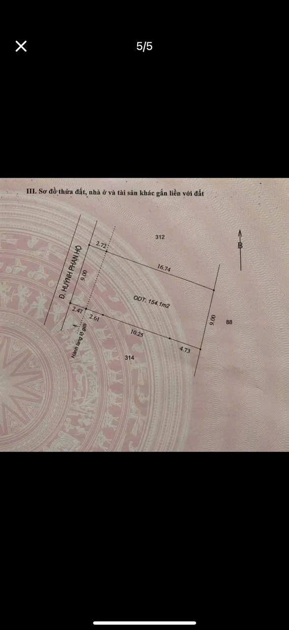 Bán đất thổ cư đường Huỳnh Phan Hộ, TP. Sóc Trăng 198m² giá 2.5 tỷ - Đầu tư sinh lời ngay!