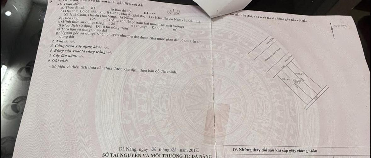 Đất nền Đường Nguyễn Hồng Ánh, Đà Nẵng, 95m² giá 5.7 tỷ - View sông lý tưởng!