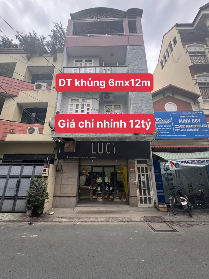 Nhà mặt tiền kinh doanh 3 tầng đường Số 1, Tân Bình 63m² giá 12.9 tỷ - Đầu tư sinh lời ngay!
