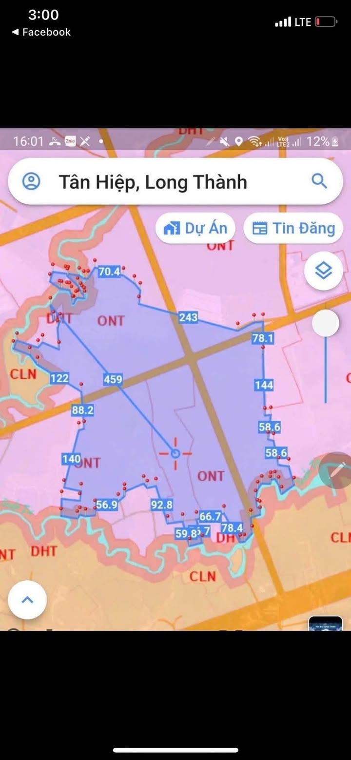 Đất nền 25ha tại Tân Hiệp, Long Thành - Gần sân bay quốc tế Long Thành, giá 18 tỷ!