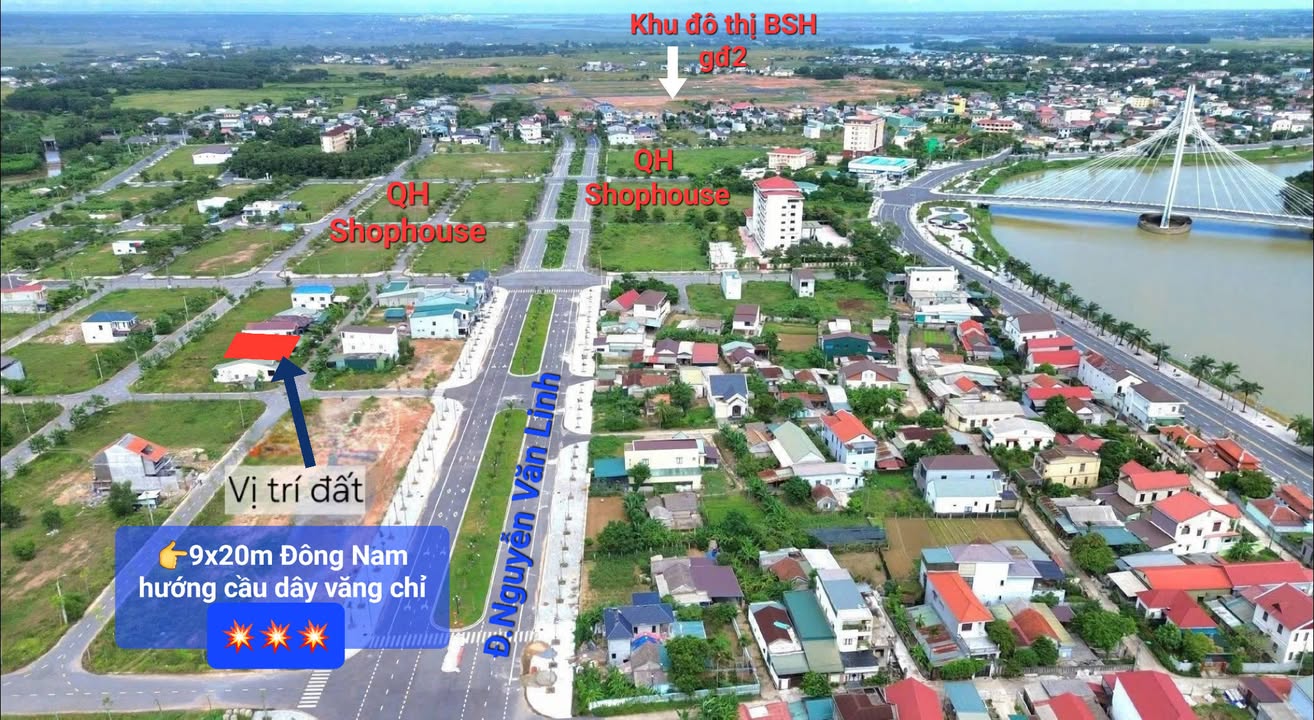 Đất nền khu đô thị Bắc sông Hiếu Đông Hà 180m² giá chỉ 1 tỷ - Cơ hội đầu tư tuyệt vời!