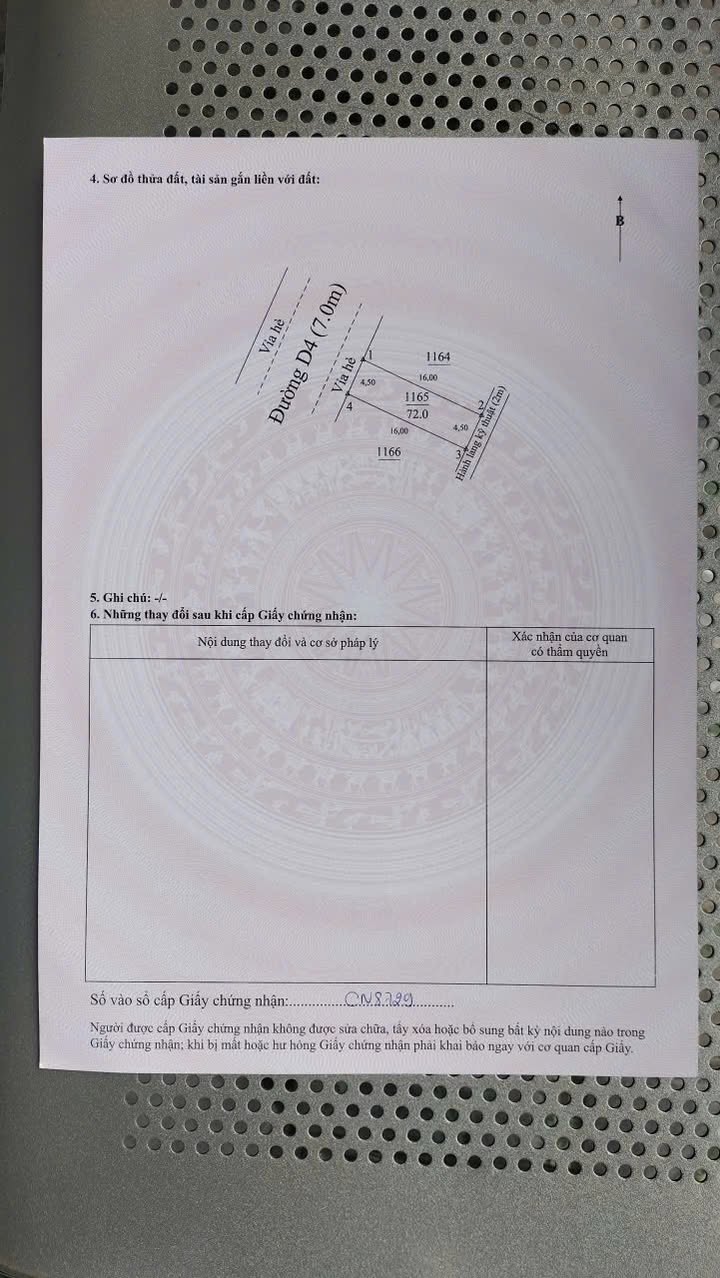 Đất thổ cư Tân Hiệp, Tân Uyên 72m² giá 1.45 tỷ - Cơ hội đầu tư tuyệt vời!