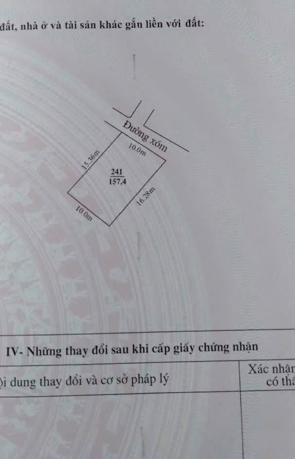 Đất thổ cư Đức Xương - Gia Lộc 157m² giá 1 tỷ - Cơ hội đầu tư tốt!
