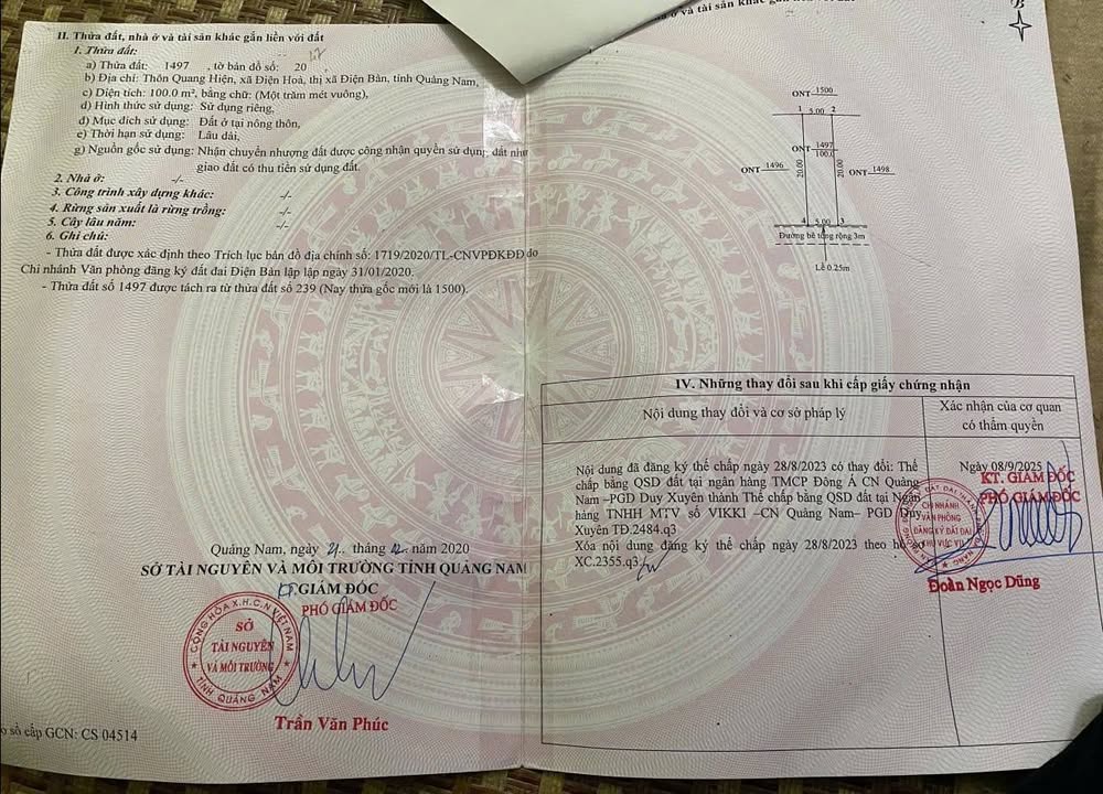 Đất nền Điện Bàn Bắc 100m² giá 850 triệu - Cơ hội đầu tư hấp dẫn!