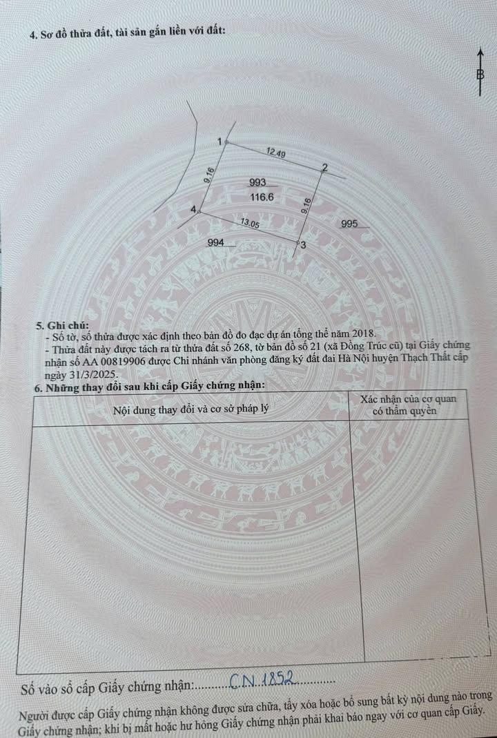 Đất nền Quan Giai - Đồng Trúc 116m² giá chỉ 4x triệu - Phong thủy đẹp, đầu tư sinh lời!