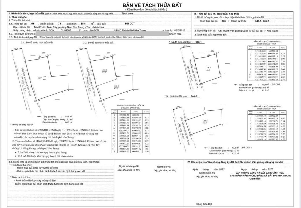 Đất nền hẻm đường B7, phường Phước Hải, Nha Trang - Đầu tư sinh lời chỉ 2.5 tỷ!