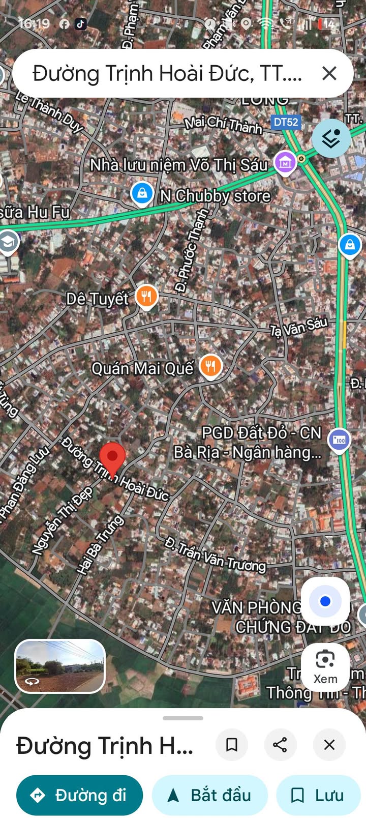 Đất nền mặt tiền Trịnh Hoài Đức, Đất Đỏ, 106m² giá chỉ 1.02 tỷ - Cơ hội đầu tư tuyệt vời!