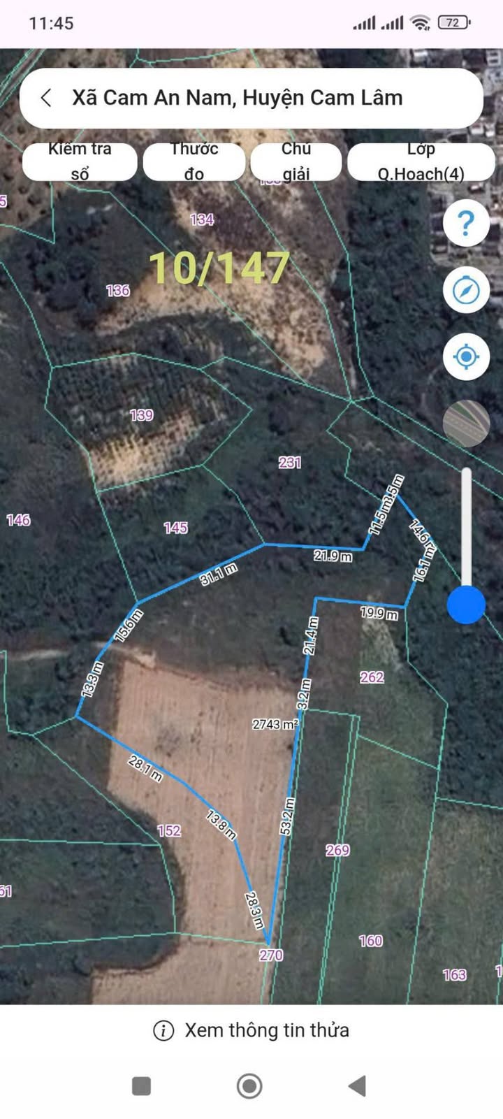 Đất Vĩnh Trung Cam An 2726m² giá 817.8 triệu - Cơ hội đầu tư tuyệt vời!