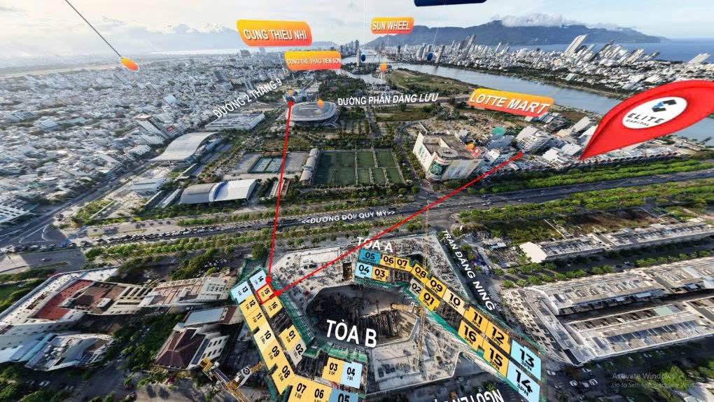 Căn hộ Masteri Rivera Đà Nẵng 74m² giá 4,9 tỷ - Sống đẳng cấp giữa lòng phố biển!