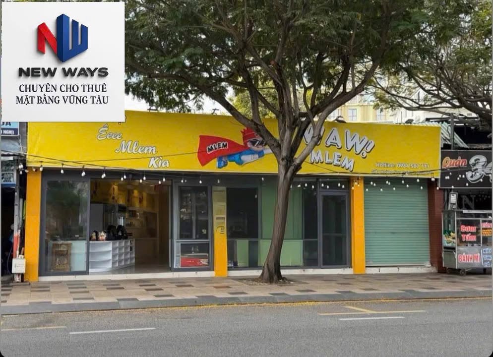 Cho thuê mặt bằng Hoàng Hoa Thám Vũng Tàu 240m² - Mặt tiền đẹp, sầm uất