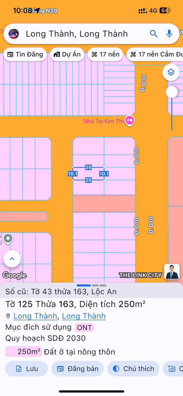 Đất thổ cư TDC Lộc An 250m² giá thỏa thuận - Sổ riêng chính chủ!