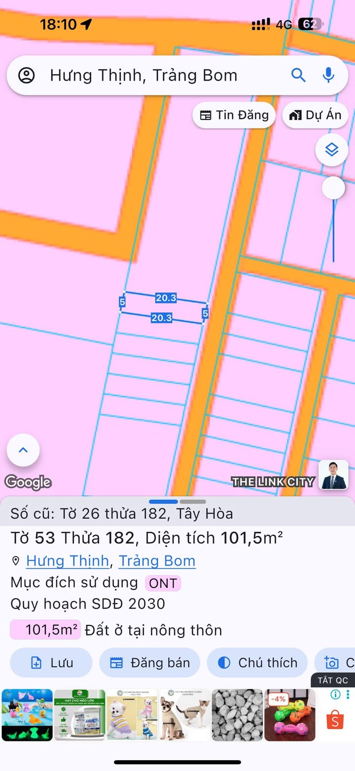 Đất thổ cư Tây Hòa Trảng Bom 100m² giá chỉ 700 triệu - Sổ đỏ chính chủ!