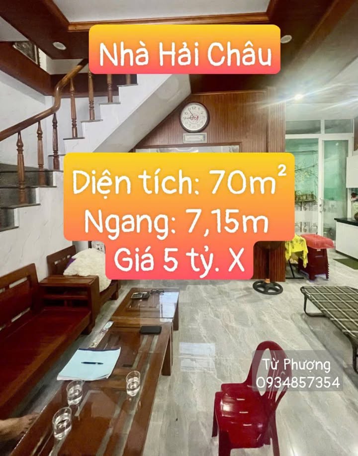 Nhà 2 tầng Đống Đa, Hải Châu 70m² giá 5 tỷ - Vị trí đẹp gần sông Hàn!