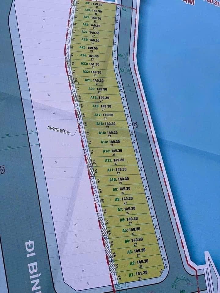 Đất nền phường Bình Định, An Nhơn 149m² giá 500 triệu - Cơ hội đầu tư tuyệt vời!