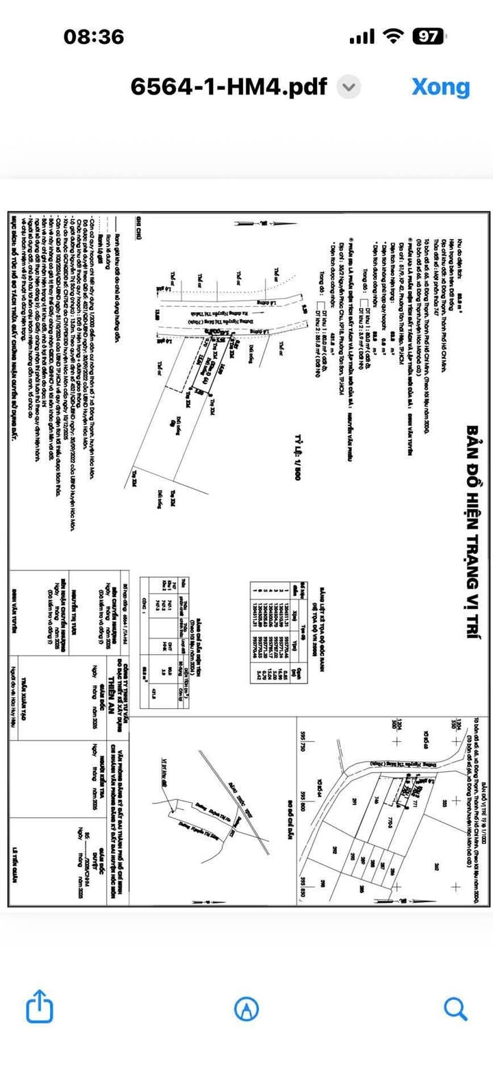 Đất nền Hóc Môn 90m² giá 4.75 tỷ - Mặt tiền Nguyễn Thị Sáng, kinh doanh thuận lợi!